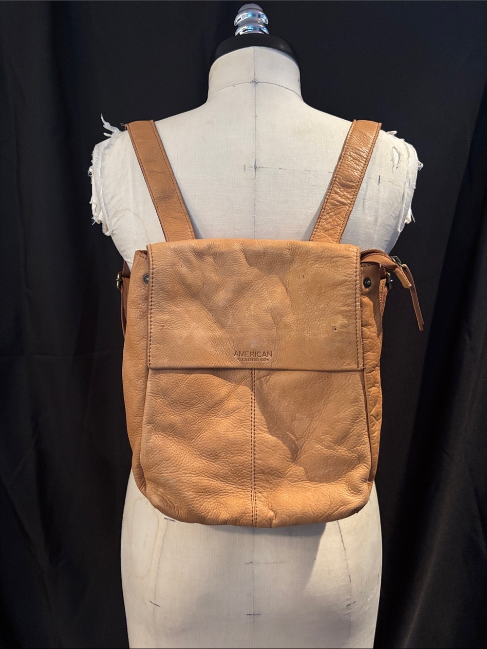 American Leather Co. Tan Leather Tote